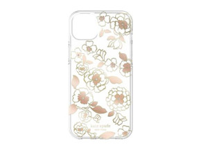 Kate Spade KSNY Protective Hardshell - iPhone 14 Plus - Gold Floral