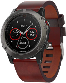 Garmin epix (Gen 2) Real Leather (Brown) Real Leather Strap