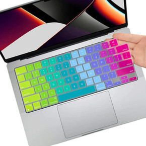 MacBook Pro 14" (2021) A2442 Keyboard Cover Skin (Rainbow) Rainbow