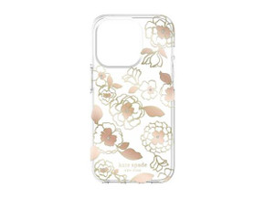 Kate Spade KSNY Protective Hardshell - iPhone 14 Pro - Gold Floral