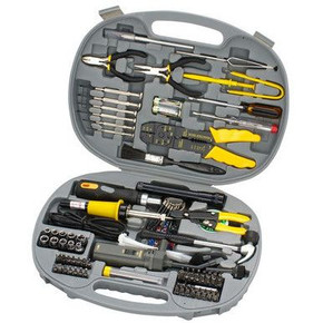SPROTEK 145 Piece Computer Tool Kit. Includes Tamper screw bits.