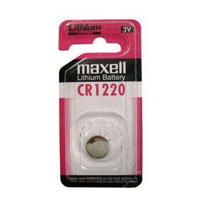 Maxell Lithium Batt Cr1220 3V Single Blister