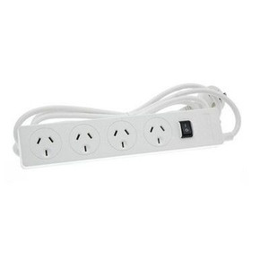 JACKSON 4-Way Powerboard with Surge & Overload Protection.