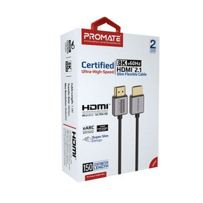 PROMATE 1.5M HDMI 2.1 Ultra HD Super Slim Audio Video Cable.