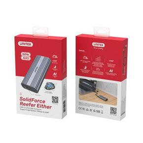 UNITEK USB-C to M.2 SSD Enclosure in Alloy Housing.