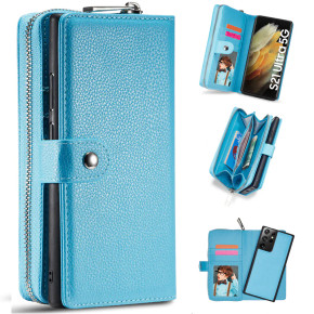 Samsung S21 Ultra Zipper Wallet Case