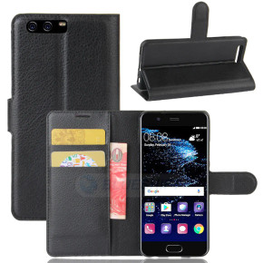 Huawei P10 Plus PU Wallet Case
Black