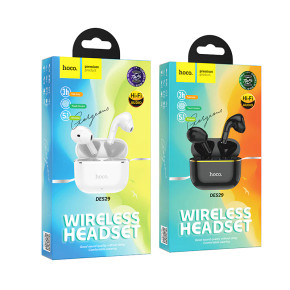 Hoco Wireless TWS Earbud w/ Chrome Lining Design (DES29)