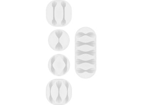 Goobay Cable Management Set 5-pcs white
