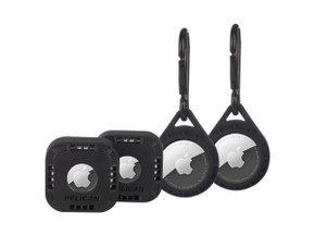 Pelican 4 Pack Protector w/Carabiner+Sticker - AirTag - Blk