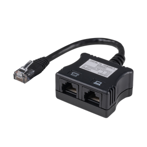 DYNAMIX RJ45 Dual Adapter (1x UTP - 1x Ph.) with short cable