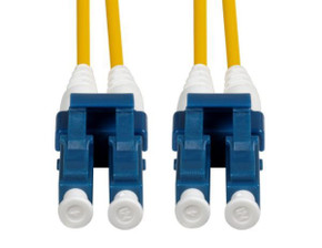 DYNAMIX 5M 9u LC/LC Duplex Single Mode G657A1 Bend Insensitive Fibre Lead. Yellow LSZH Jacket