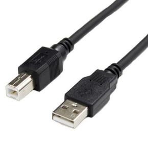 DYNAMIX 1m USB 2.0 Cable USB-A Male to USB-B Male Connectors.