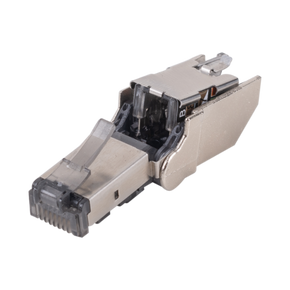 DYNAMIX RJ45 STP Cat6A 10G Tooless Flexible Plug. Works with both solid and stranded conductors 22~26AWG