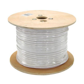 DYNAMIX 305m Cat5E STP STRANDED Shielded Cable Roll - 100MHz - 26AWGx4P - White PVC Jacket