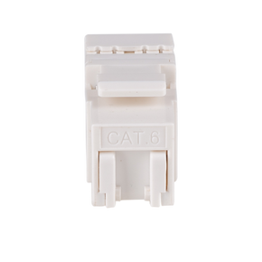DYNAMIX Cat6 Keystone Shuttered 180 RJ45 Jack. Suitable for Open Keystone Plates Only - NOT face plate adapter clips
