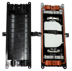 DYNAMIX Fibre Inline Enclosure. Holds up to 24x fibres. IP68. Integrated airtight & waterproof seal. Protection in temperatures from -45C~65C.