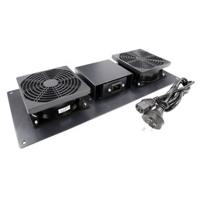 DYNAMIX Replacement Drop in Fan Tray for RSFDS/RWM Series Cabinets. Includes Thermostat Feature   