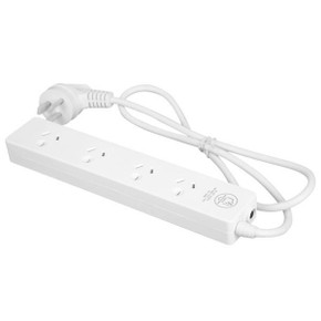 DYNAMIX 4-Way Powerboard. 2x ports are double spaced. 0.9m Power cord. Overload Protection with Built in Circuit Breaker. Angled 3 Pin Plug. 10A/240V. Ideal for Printers - Computers - Laptops - TV''s & more.