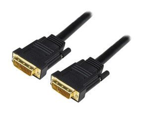 DYNAMIX 2m DVI-I Male to DVI-I Male Dual Link (24+5) Cable. Supports Digital & Analogue Signals