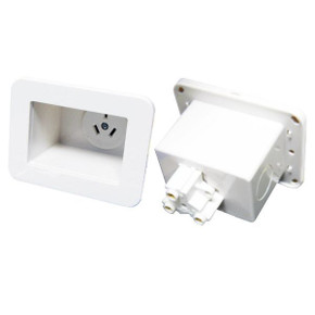 DYNAMIX Recessed Single Power Outlet