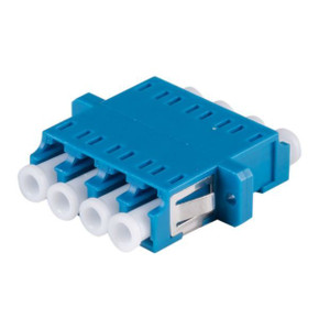 DYNAMIX Fibre LC/LC Quad Single- mode Joiner - Ceramic sleeve - Blue colour