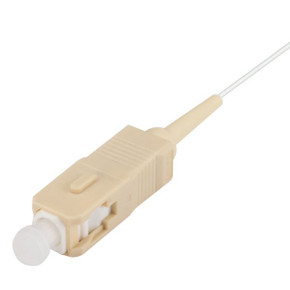 DYNAMIX 2M SC Pigtail OM1 6x Pack Colour Coded - 62.5/900um Multimode Fibre - Tight Buffer LSZH Jacket