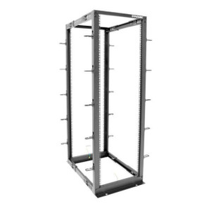 DYNAMIX 37U 4 Post Depth Adjustable Open Frame Rack. Depth Adjustment Range 692-1150mm. Height 1750mm. Width 600mm. Supplied in Flat Pack.