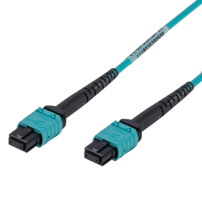 DYNAMIX 30M OM3 MPO ELITE Trunk Multimode Fibre Cable. POLARITY A Straight Through Cable. Made with ELITE Low Loss Female Connectors