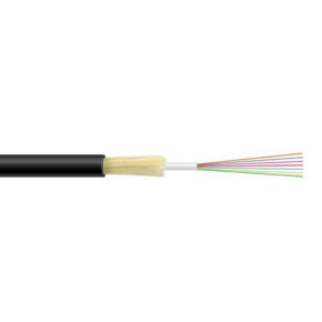 DYNAMIX 500m G.652D 6 Core Single mode Loose Tube GEL outdoor Fibre Cable Roll. Black OFNR Jacket