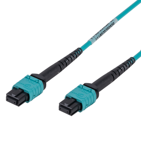 DYNAMIX 5M OM3 MPO ELITE Trunk Multimode Fibre Cable. POLARITY A Straight Through Cable. Made with ELITE Low Loss Female Connectors