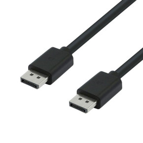 DYNAMIX 1m DisplayPort V1.4 Cable Supports up to 8K (FUHD) Resolution. 28AWG, M/M DP Connectors, Max. Res 7680x4320 @ 60Hz, Latched Connectors, Flexible Cable, Gold-Plated Connectors.