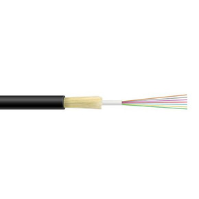 DYNAMIX 500m G.652D 24 Core Single mode Loose Tube GEL outdoor Fibre Cable Roll. Black OFNR Jacket