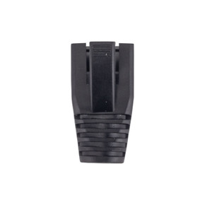 DYNAMIX Strain Relief Boot, OD: 7.5mm, Colour Black. 20 Pack. Suited for Cat6A Shielded Cable