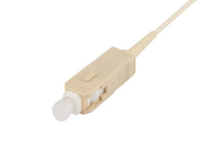 DYNAMIX 2M SC Pigtail OM3 6x Pack Colour Coded, 900um Multimode Fibre, Tight Buffer LSZH Jacket