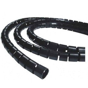 DYNAMIX 20mx25mm Easy Wrap - Cable Management Solution, Bulk Packed, Colour Black, Includes Tool.