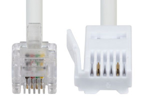DYNAMIX 2m BT to RJ11 Cable (For Modem to Phone Line Connection) DYNAMIX 2m BT to RJ11 Cable (For Modem to Phone Line Connection)