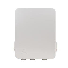 DYNAMIX 12Core Fibre Termination Enclosure Indoor/Outdoor, UV Stabilised Plastic. Supports 8x SC Simplex or 8x LC Duplex, Adapters sold separately