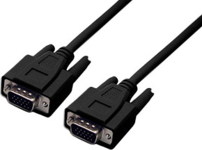 DYNAMIX  2m VGA Male/Male Monitor Cable. Moulded. Max Res: 800x600
