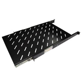 DYNAMIX Sliding Shelf 710mm Deep to fit 1000mm Deep Cabinets. Max load: 20kg, Slides out 450mm. Black Colour