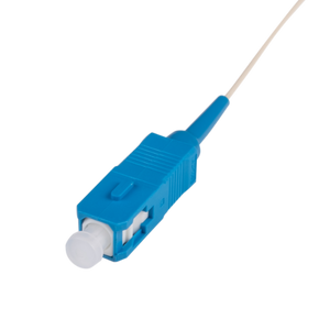 DYNAMIX 2M SC Pigtail G657A1 Single White, 900um Single-mode Fibre, Fibre, Tight Buffer LSZH Jacket