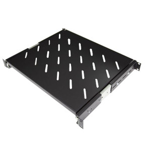 DYNAMIX Sliding Shelf 375mm Deep to fit 600mm Deep Cabinets. Max load: 20kg. Black Colour