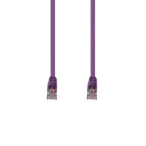 DYNAMIX 3m Cat6 Purple UTP Patch Lead (T568A Specification) 250MHz 24AWG Slimline Snagless Moulding with Unshielded Gold Plate Connector.