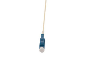 DYNAMIX 2M LC Pigtail G657A1 single White, 900um Single-mode Fibre, Tight Buffer LSZH Jacket