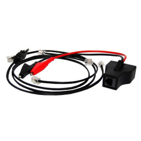 AMDEX Buttinski Cable Set. Incl.: 1x Double Socket Extension, 1x 1m RJ to RJ Lead, 0.3m RJ to RJ Lead, 1x 0.3m RJ - 2 Pole Krone style plug.