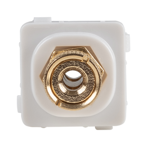 AMDEX Black Speaker Binding Post. Gold Plated