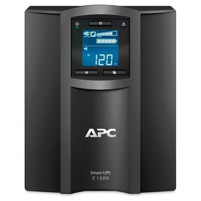 APC Smart-UPS SMC Series Line Interactive. 1500VA (900W) Tower. 230V Input/Output. 8x IEC C13 Outlets. With Battery Backup LED Status Indicators. USB Connectivity. Audible Alarm.
