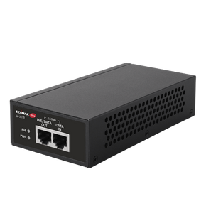 EDIMAX IEEE 802.3at 2.5 Gigabit PoE+ Injector 30W. Provides Power & Data up to 100m. Easy Pulg & Play Desktop or Wall-mount Installation. Built-in PoE Short Circuit.
