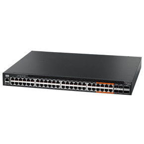 EDGECORE 48 Port GE + 4x 10G SFP+ (8 ports Ultra-PoE) Switch. 1650W PoE Budget. 2 port 20G QSFP+ for Stacking. Dual-core ARM Cortex A9 1GHz. Dual 110-230VAC 920W Hot- Swappable PSUs - 1x Fixed System Fan