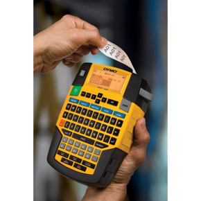 Dymo Rhino 4200 Industrial Labeller with QWERTY keyboard. Includes over symbols and terms for electrical - pro AV/security and facilities management. Hot Key short cuts. Batteries NOT Included - 6x AAA Req